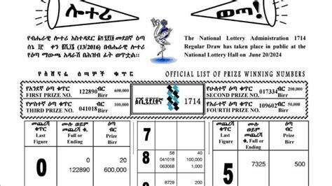 liyu lottery 2016 winning numbers|National lottery Administration /ብሔራዊ ሎተሪ አስተዳደር / – Telegram.